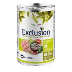 Exclusion Mediterraneo Adult All Breed Pollo 400 gr