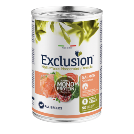 Exclusion Mediterraneo Adult All Breed Salmone 400 gr