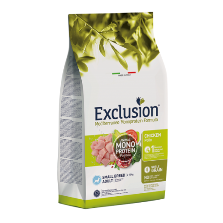 Exclusion Mediterraneo Adult Small Breed Pollo 800 gr
